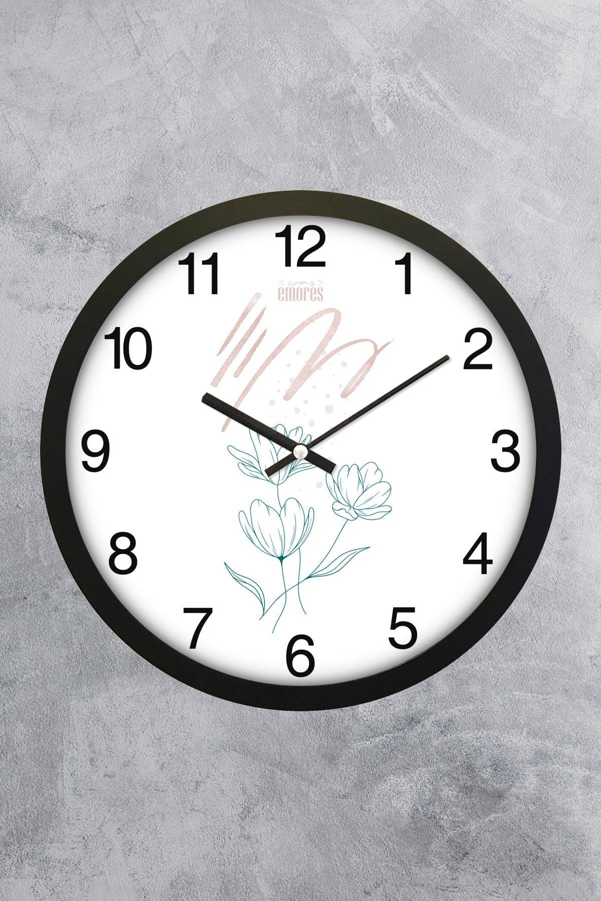 30 Cm Real Glass Silent Mechanism Wall Clock - Swordslife