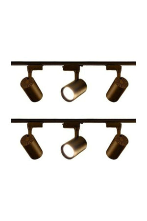 30 Watt Black Case Daylight 6 Pieces Track Spot -