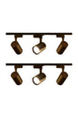 30 Watt Black Case Daylight 6 Pieces Track Spot -