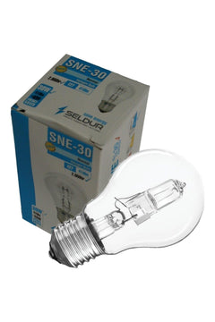 Pack of 3 30W Dimmable Halogen Bulbs – E27 Base