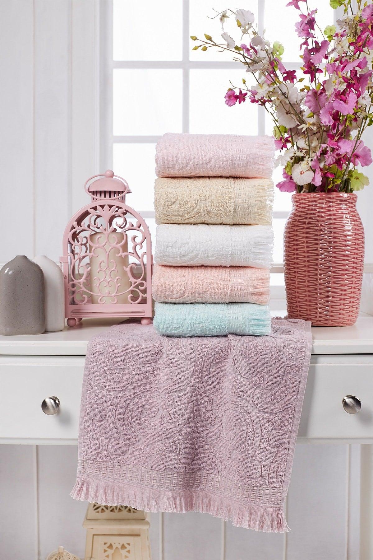 30x40 Fringed Hand Towel Set of 6 - Swordslife