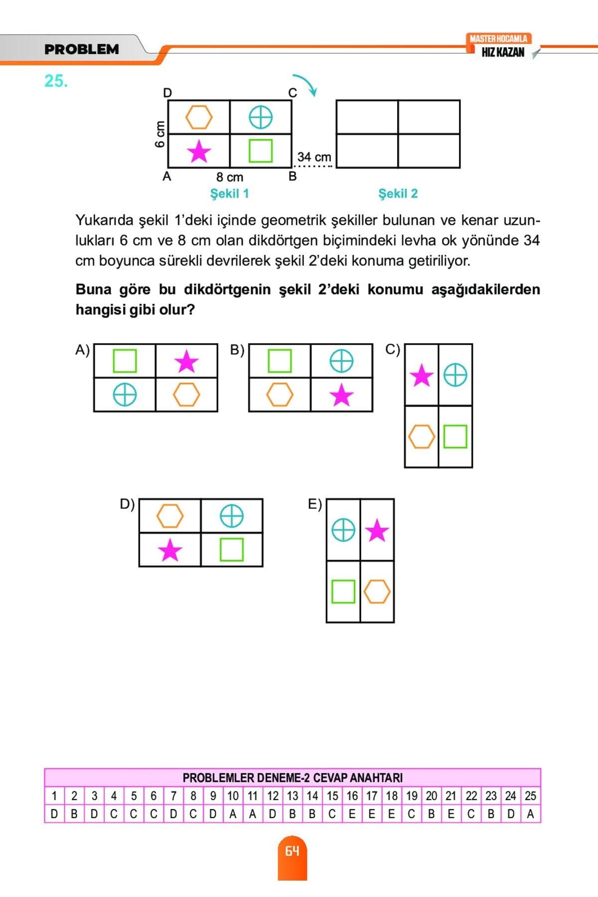 345 Publications - 2023 Tyt-ayt Geometry Question Bank Üçdörtbeş Publications Mehmet Kıvrak - Swordslife