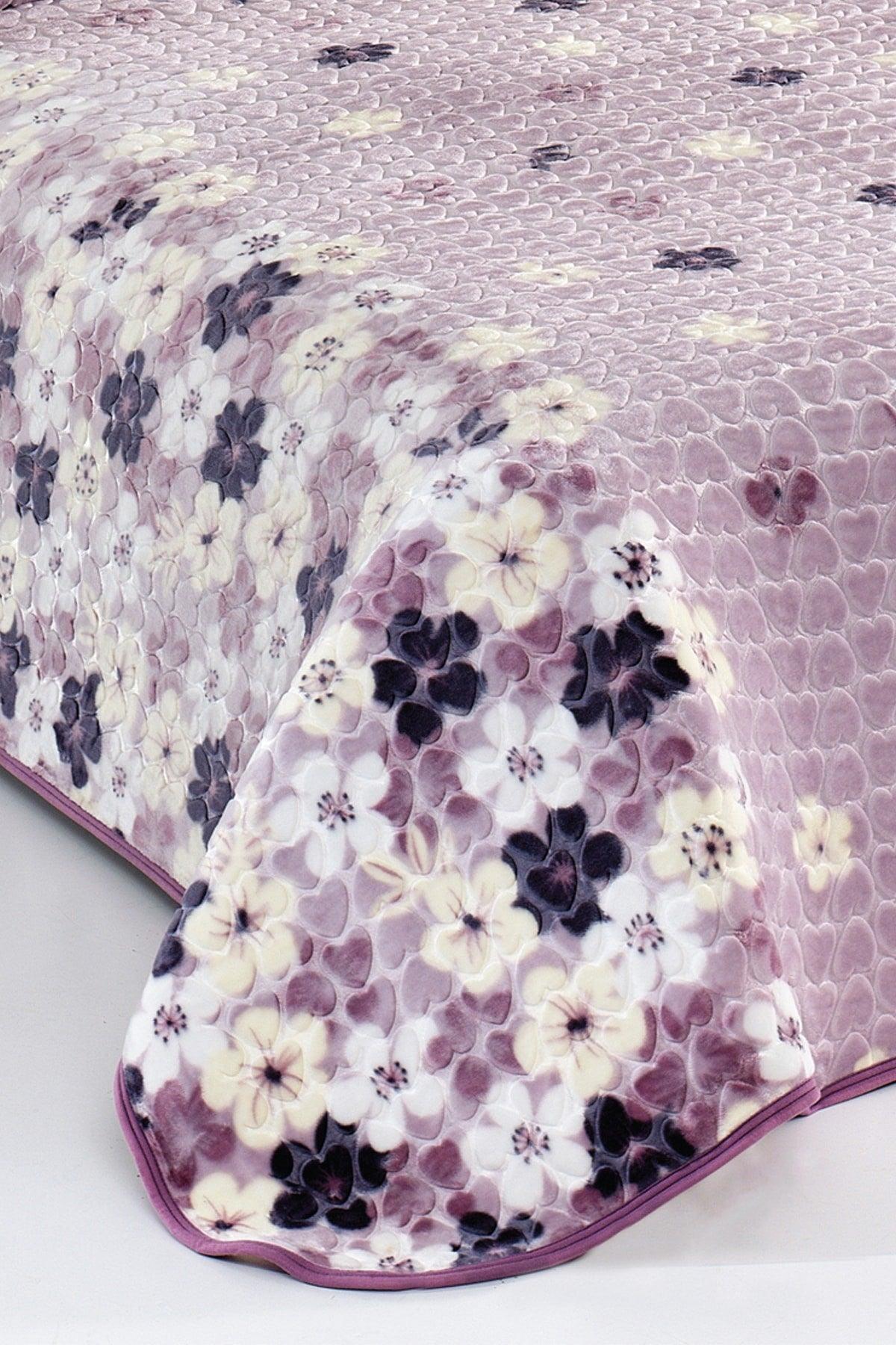 3.5 Kg Thick Supersoft Quality Flower Double Blanket 220x240 Cm (B01) - Swordslife