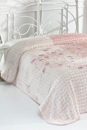 3.5 Kg Supersoft Quality Roses Double Blanket 220x240 Cm (B09) - Swordslife
