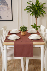 35 X 90 Cm Tile Linen Woven Runner, Decorative Runner, Flat Runner - Swordslife