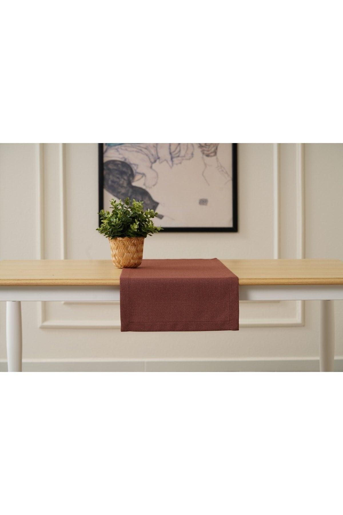 35 X 90 Cm Tile Linen Woven Runner, Decorative Runner, Flat Runner - Swordslife