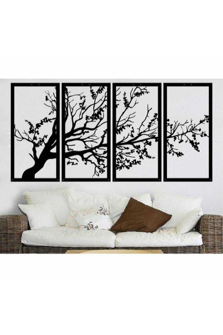 360 Market Decorative Autumn Spring Black 4 Piece Tree of Life Mhy 1060 - Swordslife