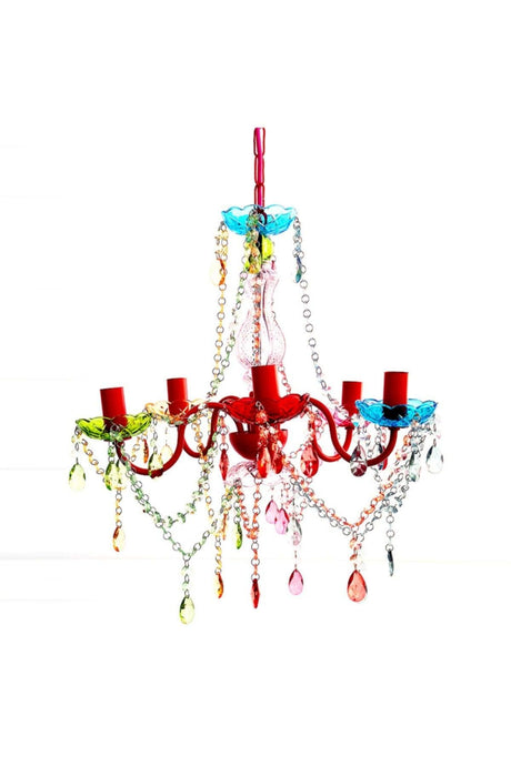 38cm Soft Color Stone Chandelier - Swordslife