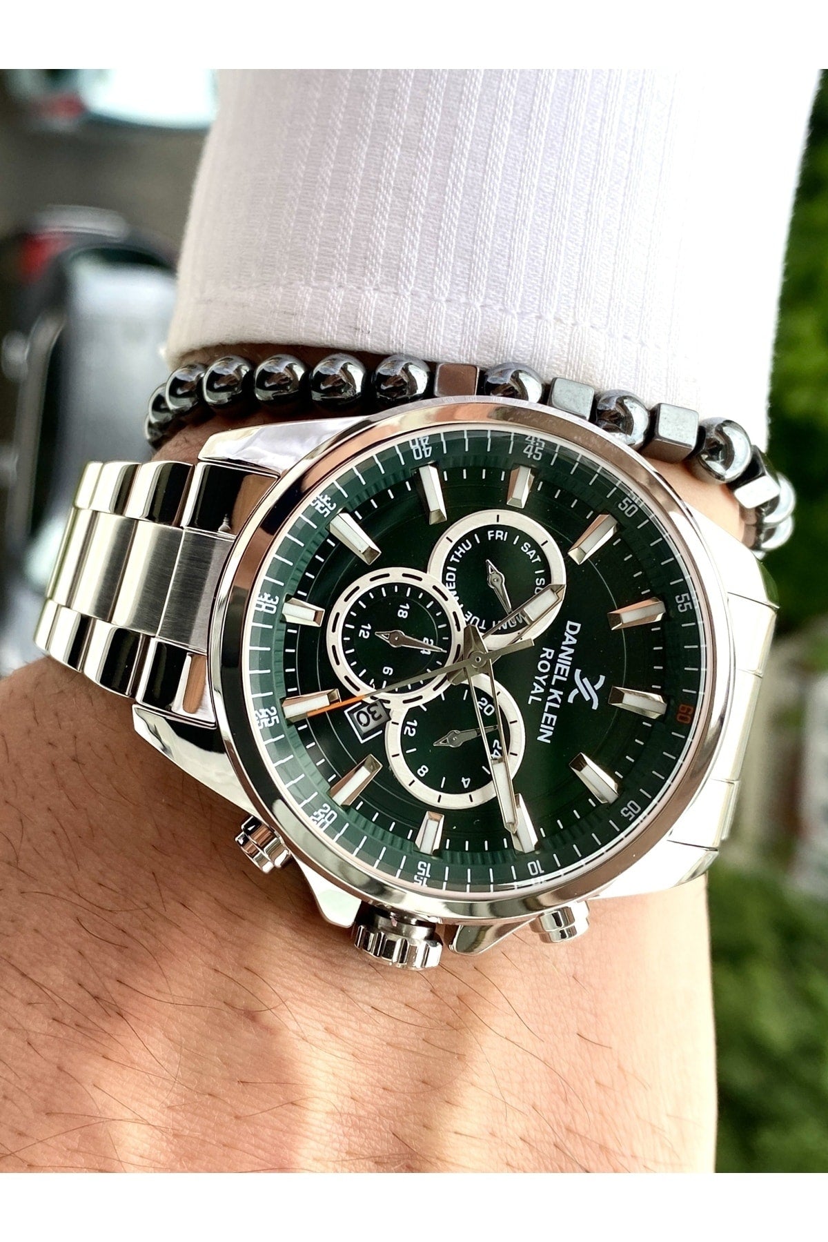 Stainless Steel Band Men'S Wristwatch+3 Atm Waterproof 2 Years Warranty