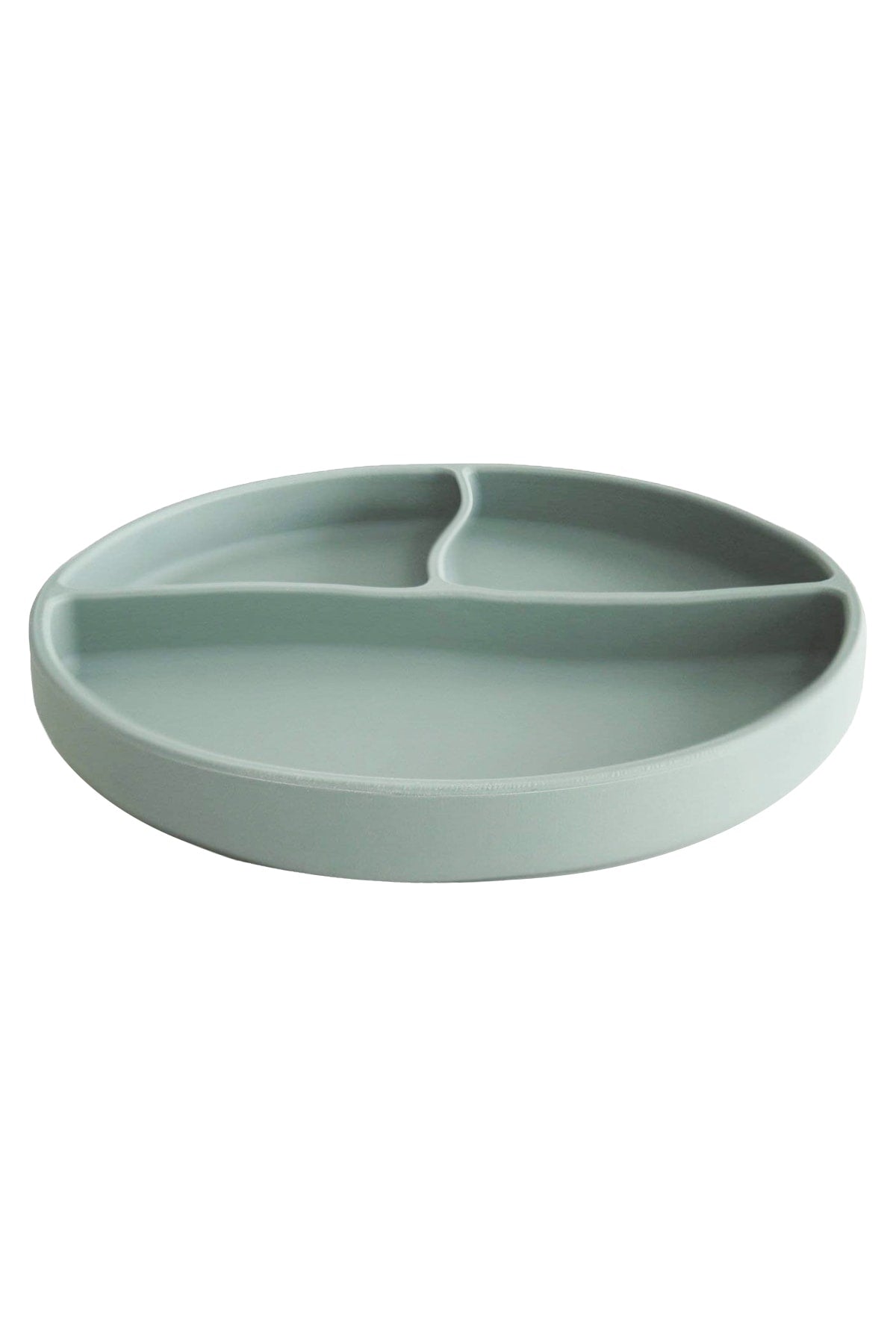 Vacuum Base Baby Silicone Food Plate - Silicone Plate Green