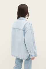 Oversize Denim Slim Jacket - Swordslife
