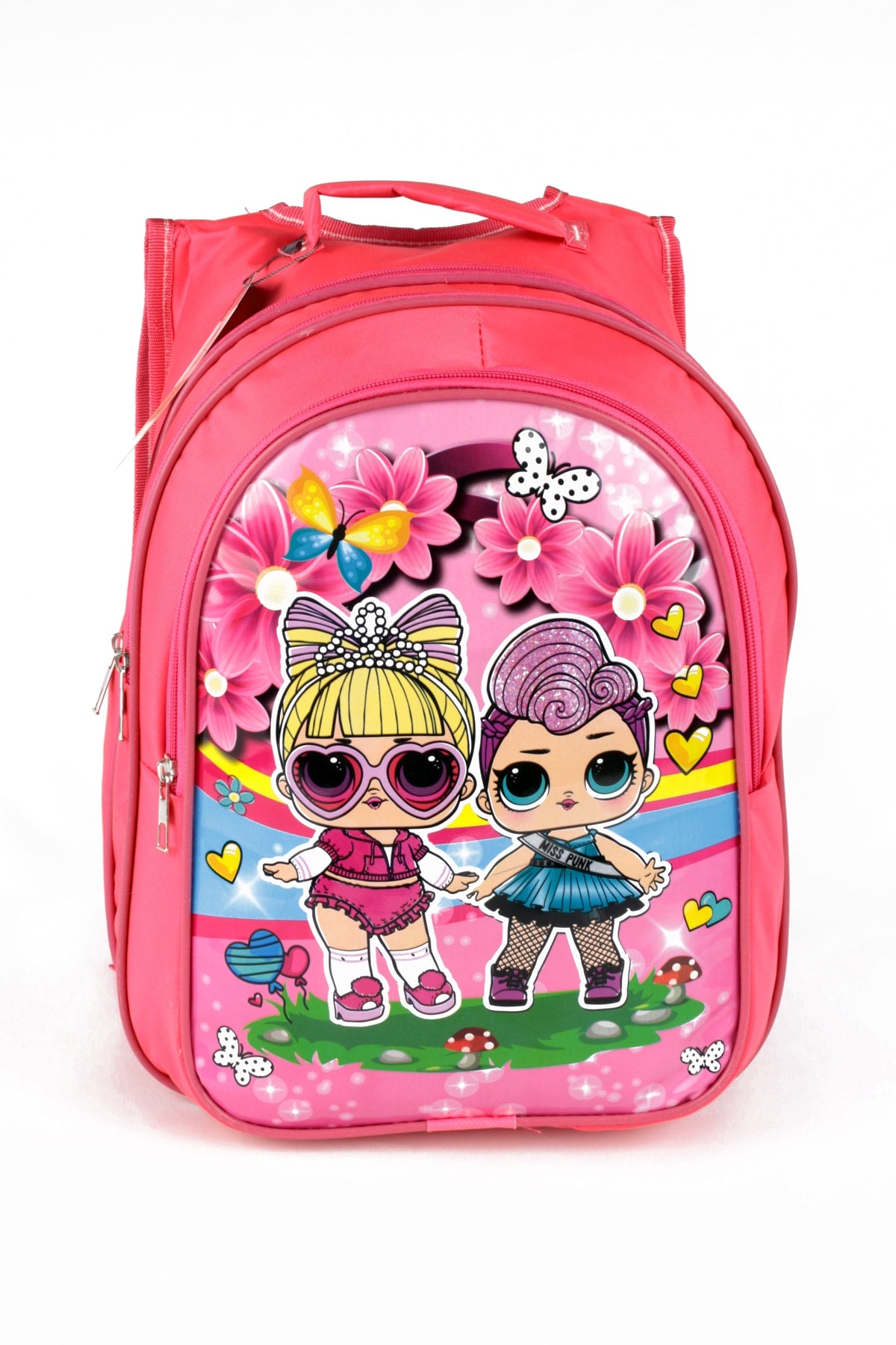 Mittelschule Grundschule Schultasche und Lunchbox 3 Taschen gepolstert Rosa