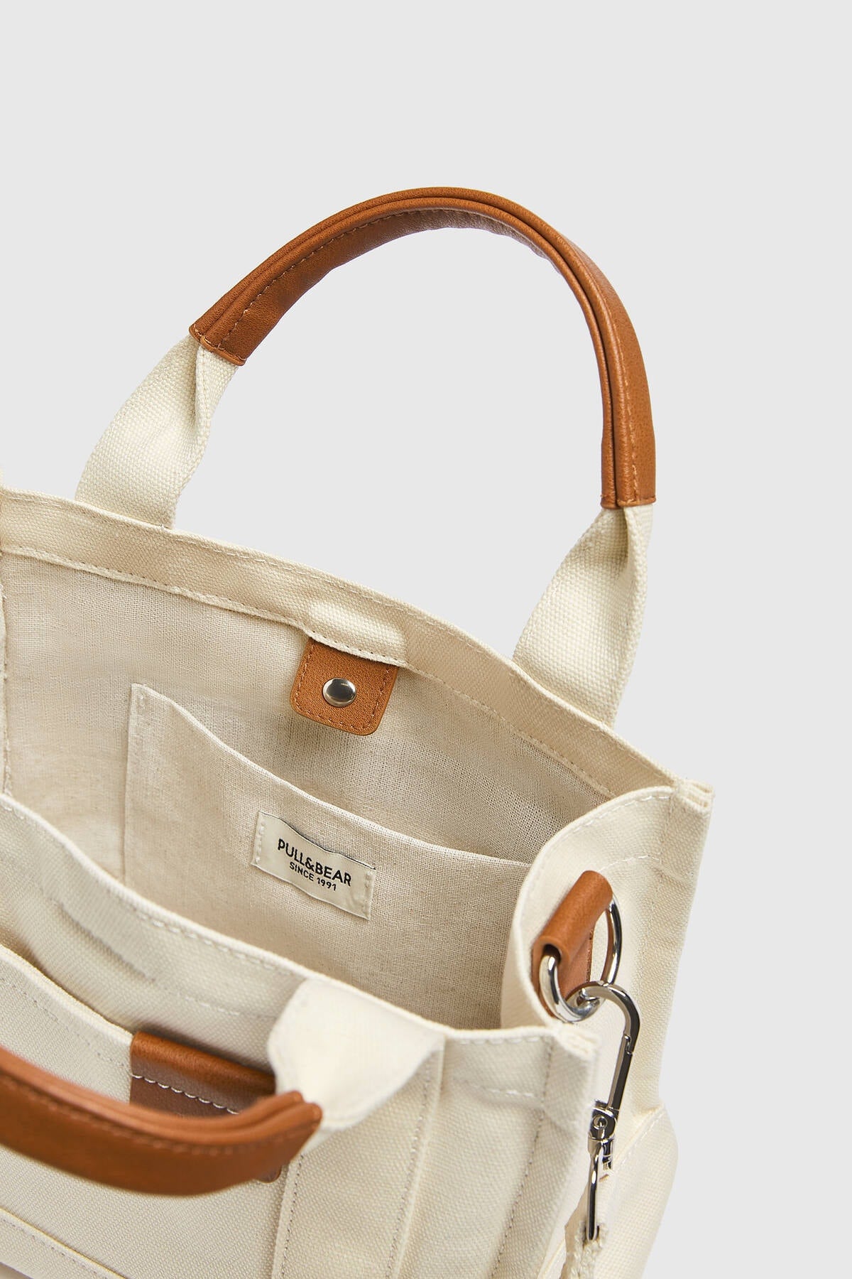 Women'S Contrast Fabric Crossbody Bag