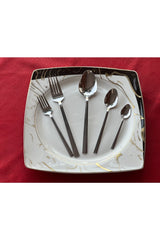 30 Pcs Cutlery Set for 6 Persons Plain Simple Model