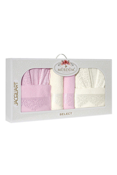10 Piece Boxed Jacquard Patterned Bathrobe Set Bathrobe Set Dowry Set - Swordslife