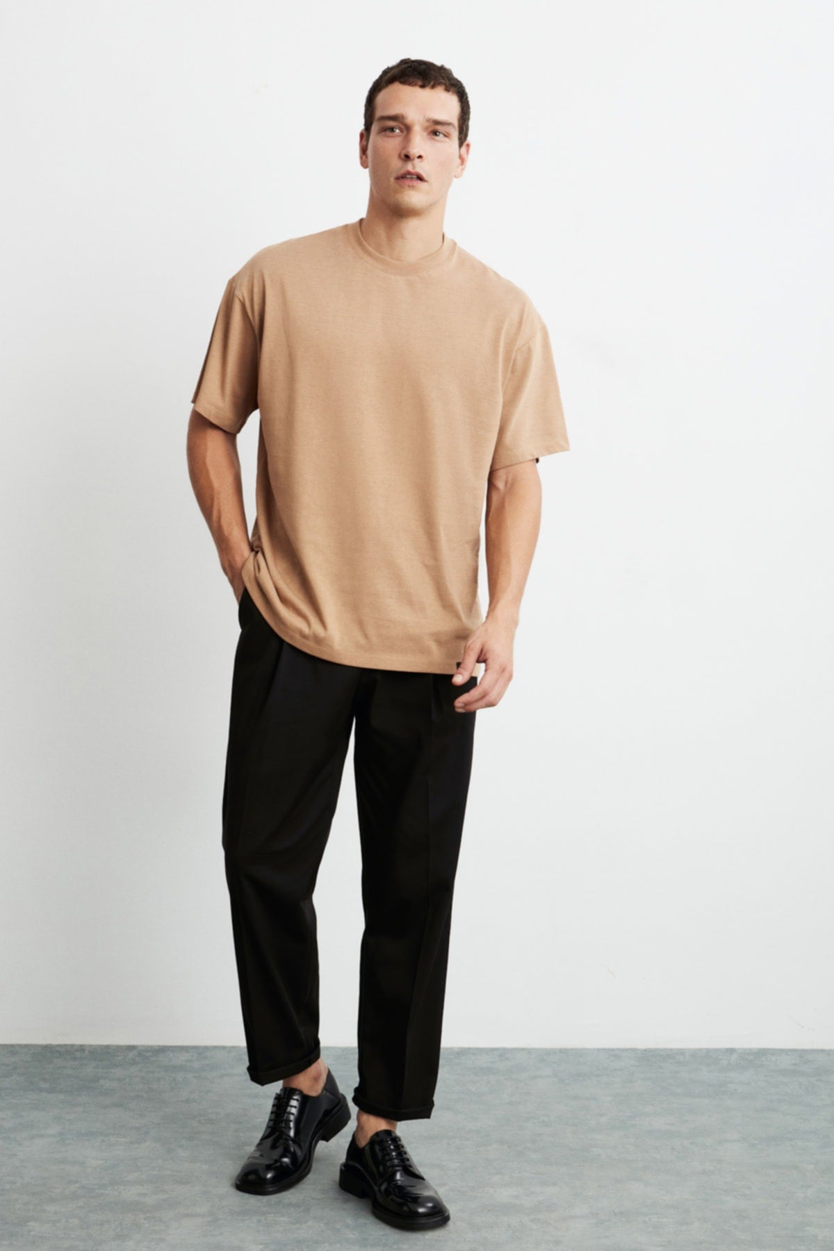 Jett Oversize Brown T-Shirt