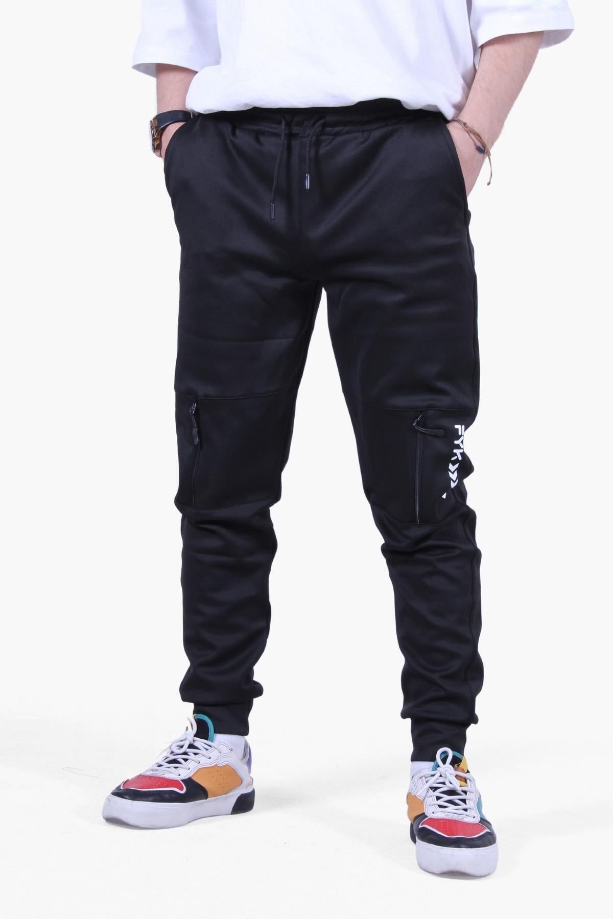 SML-XL-XXL TEXT PRINTED SLIM FIT MEN'S Sweatpants