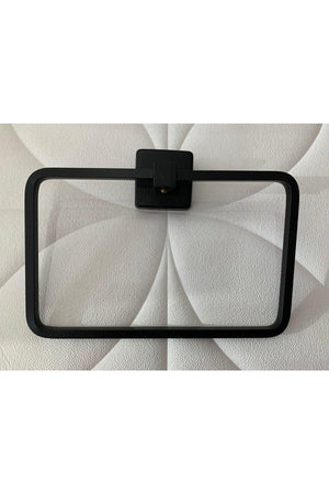 Black Bathroom Set Shower Set Corner Towel Holder Toilet Paper Holder Hanger Sponge Holder - Swordslife