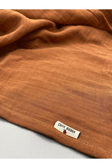 Muslin Baby Blanket Double Layer 100% Organic Cotton Baby Blanket 75 80 Cm