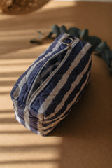 Atelier Babbi Mommy Baby Bag-100% Organic Cotton- Navy Blue