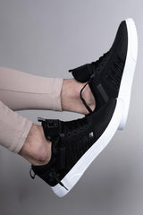 Men's Sneaker 001222 Black Black White