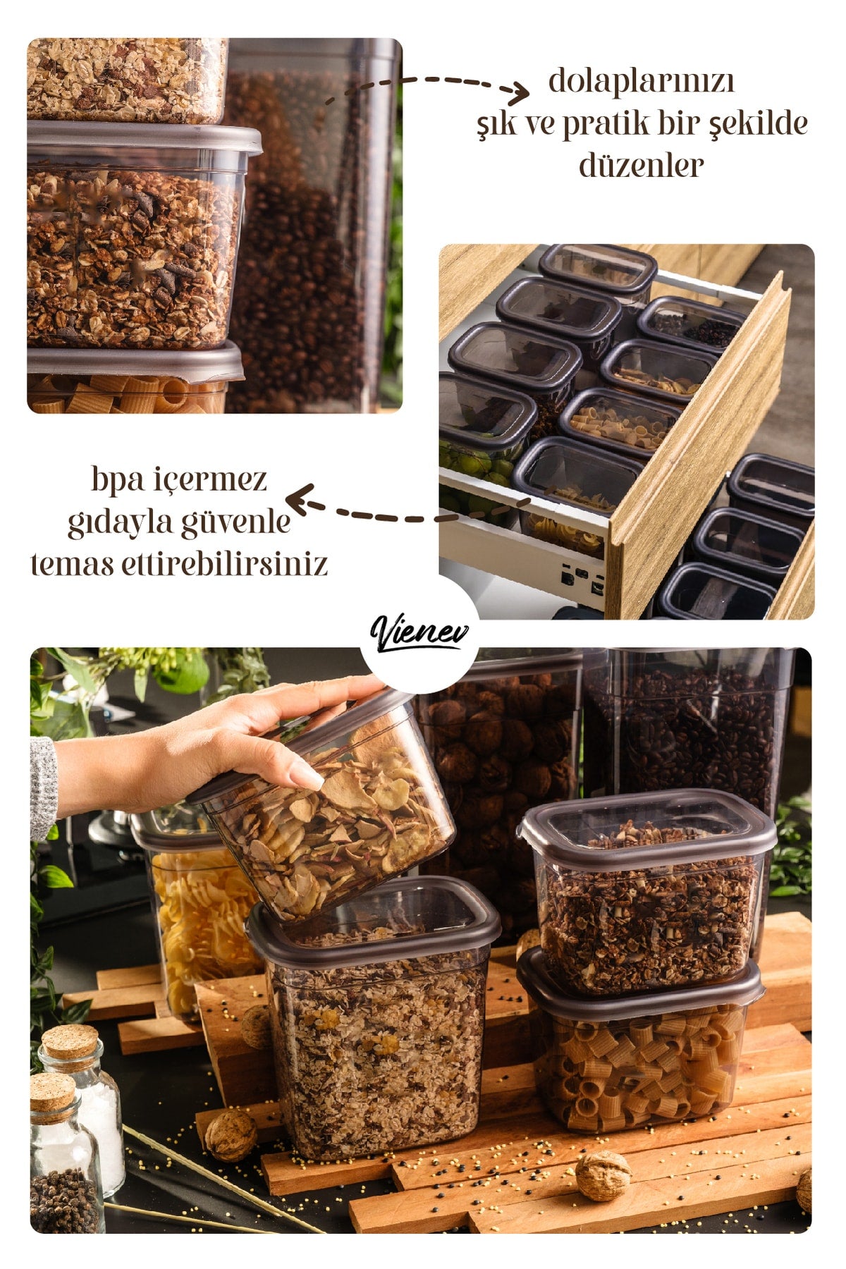 28Pcs Peggy Square Provisions And Spices Full Set With White Screen Printing Label 8(1,2, 0,55, 0,45) 4X(1,75)