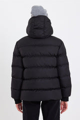 Women's Black Water And Windproof Oversize Hooded Winter Down Jacket & Coat & Parka - 137 - Swordslife