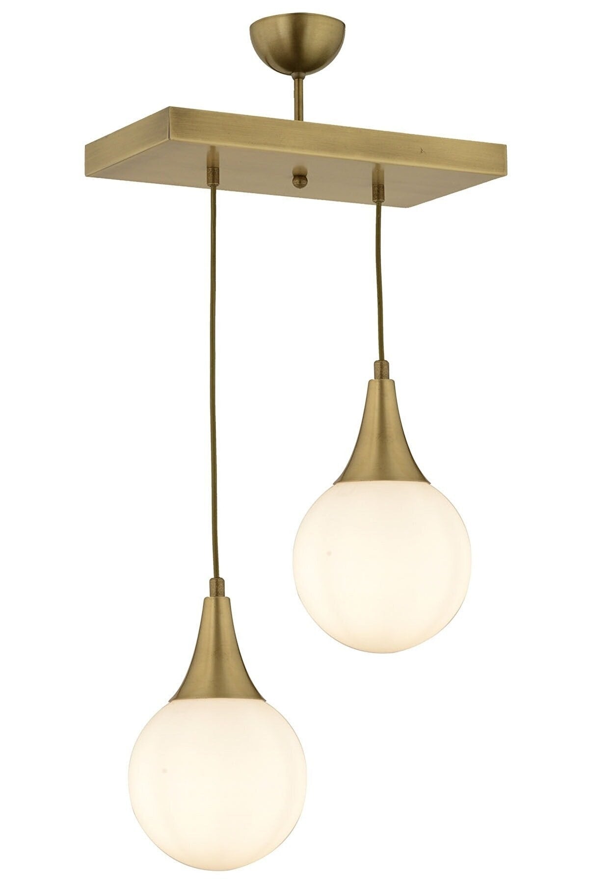 Damla 2-reihige antike moderne Pendelleuchte Küche Wohnzimmer Wohnzimmer Pendelleuchte Kronleuchter