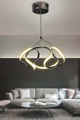 Dron Pendant Lamp Black Color LED Chandelier Daylight Modern LED Chandelier