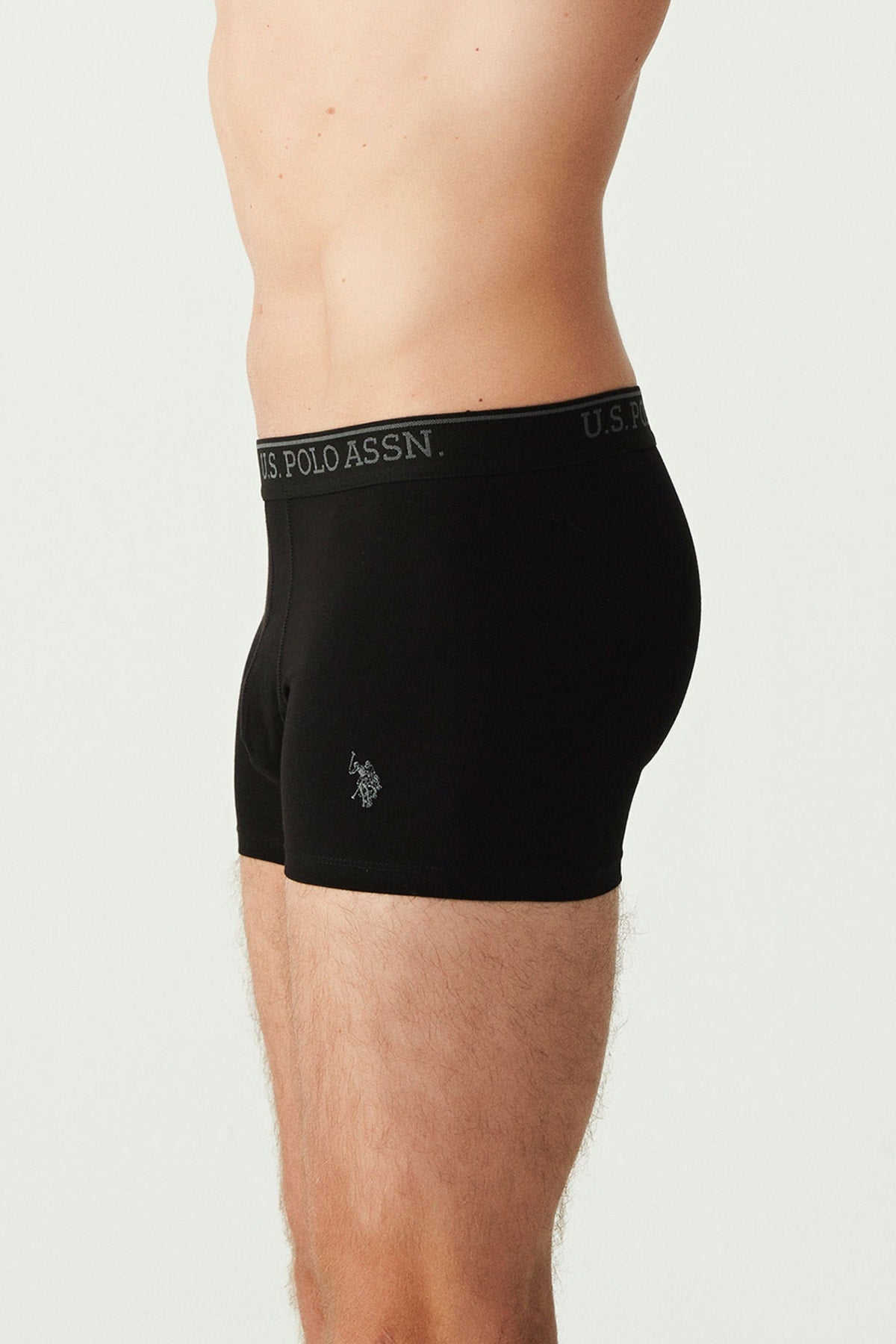 Men's Anthracite Melange - Black 3 Pcs Boxer