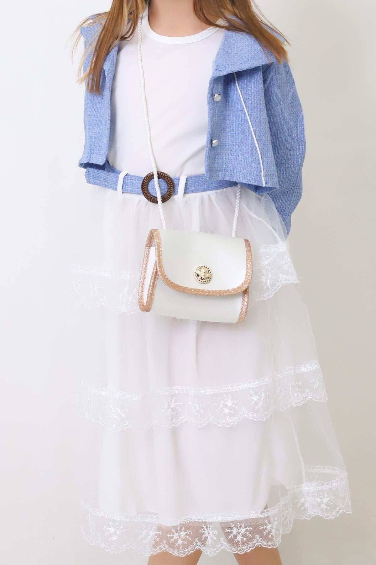 Girl Summer Skirt And Bag Dress Set (2026 New Season 117)