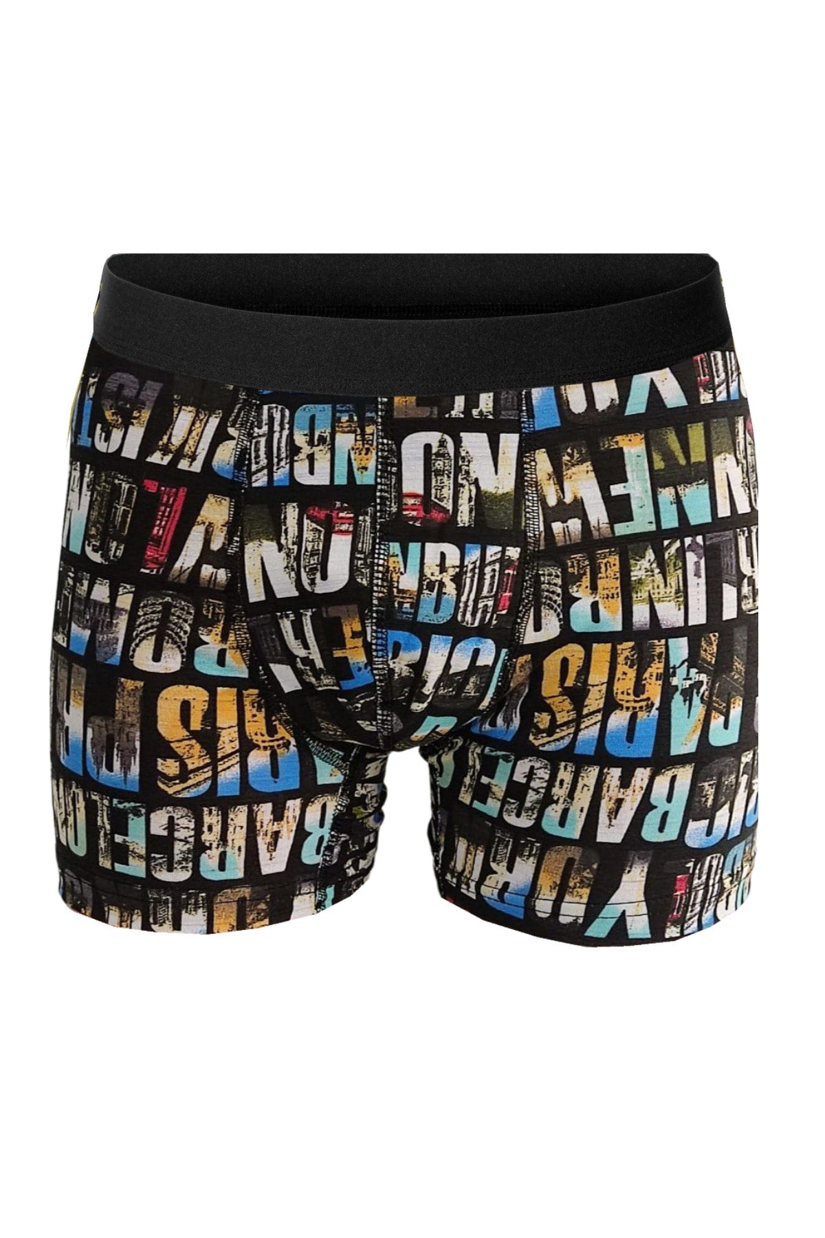 Patterned Plain Mixed Men'S 9 Pack Cotton Boxer
