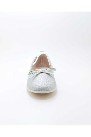 Girl'S Elastic-Bow Detail Lightweight Flats(26-35 Num.)