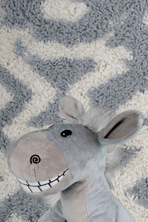 Esel Plüsch 30Cm Grau