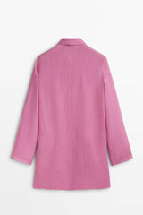 100% Linen Oversized Blouse - Swordslife