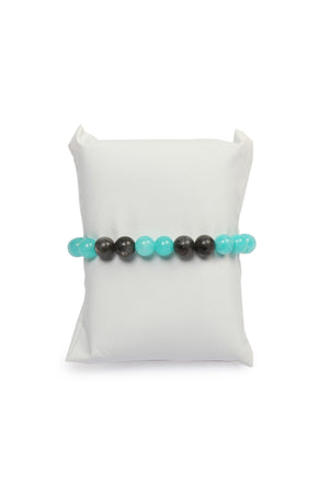 Natural Stone Success, Achievement Of Goals Student Talisman Bracelet(Labradorite, Citrine, Amazonite Natural)