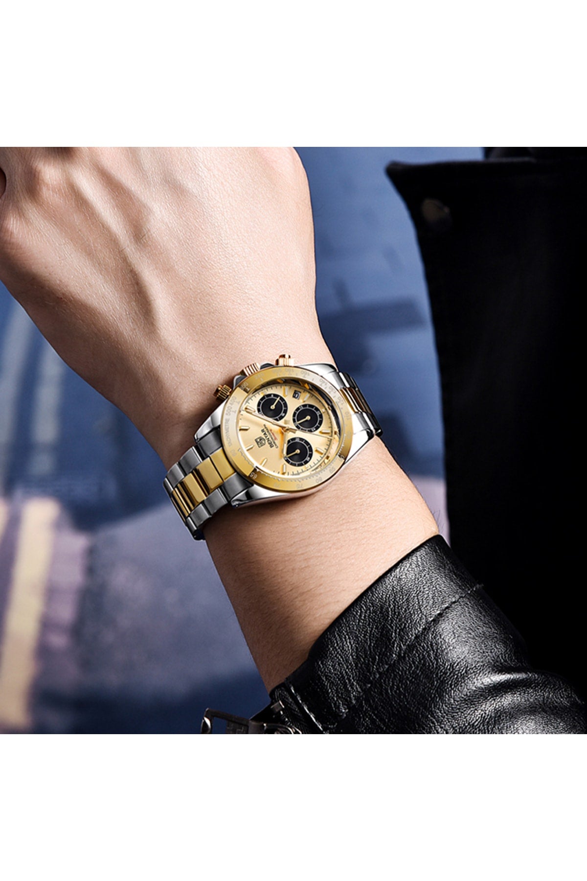 Luxus Original Garantiert Quarz Herren Armbanduhr