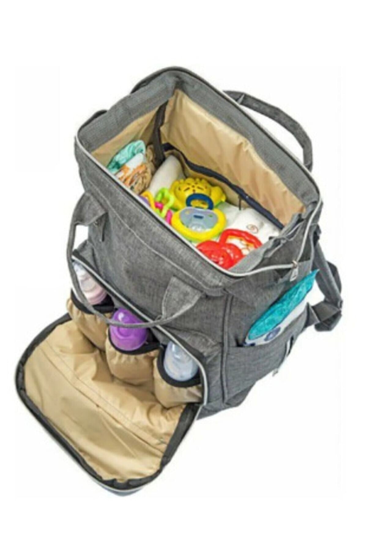 26-Mutter-Baby-Pflegerucksack Grau (Neu)