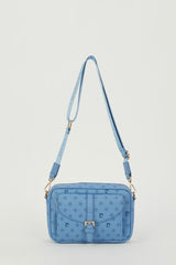 Blue Monogram Women's Shoulder Bag 05PO23Y1726