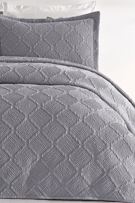 Julian Double Bedspread Set - Smoked - Swordslife
