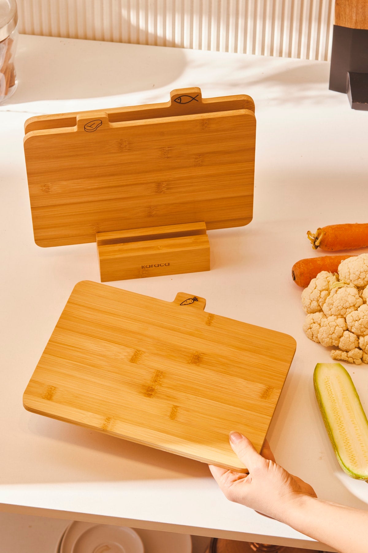 Triple 4-Piece Cutting Board Set