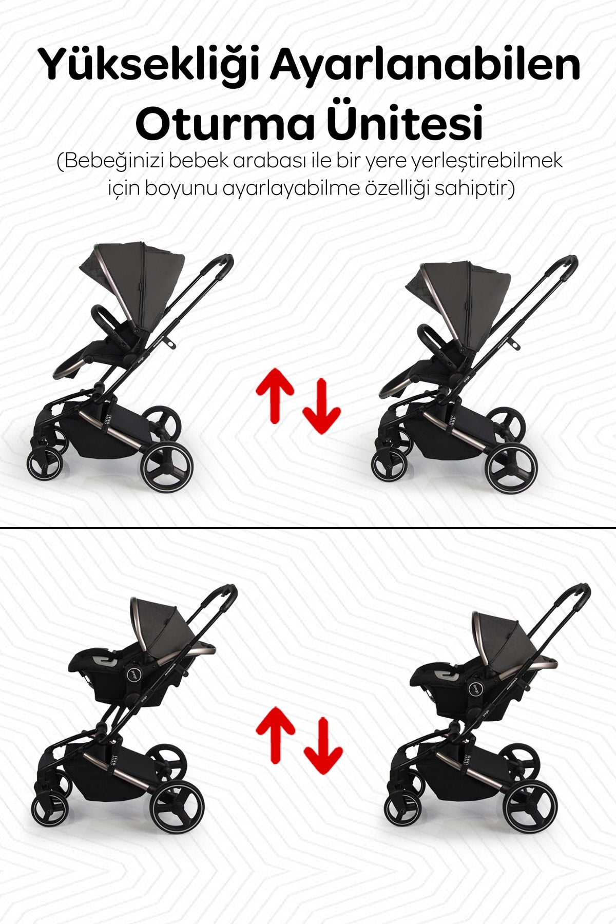 Maybach Reisekinderwagen Laufstall mit Geschenk