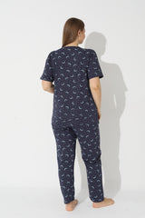 Large Size Short Sleeve Cotton Pajamas Set - Swordslife