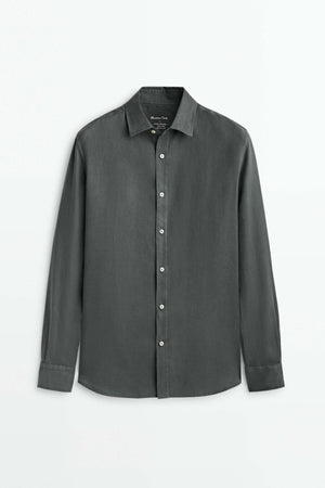 100% Linen Slim Fit Shirt