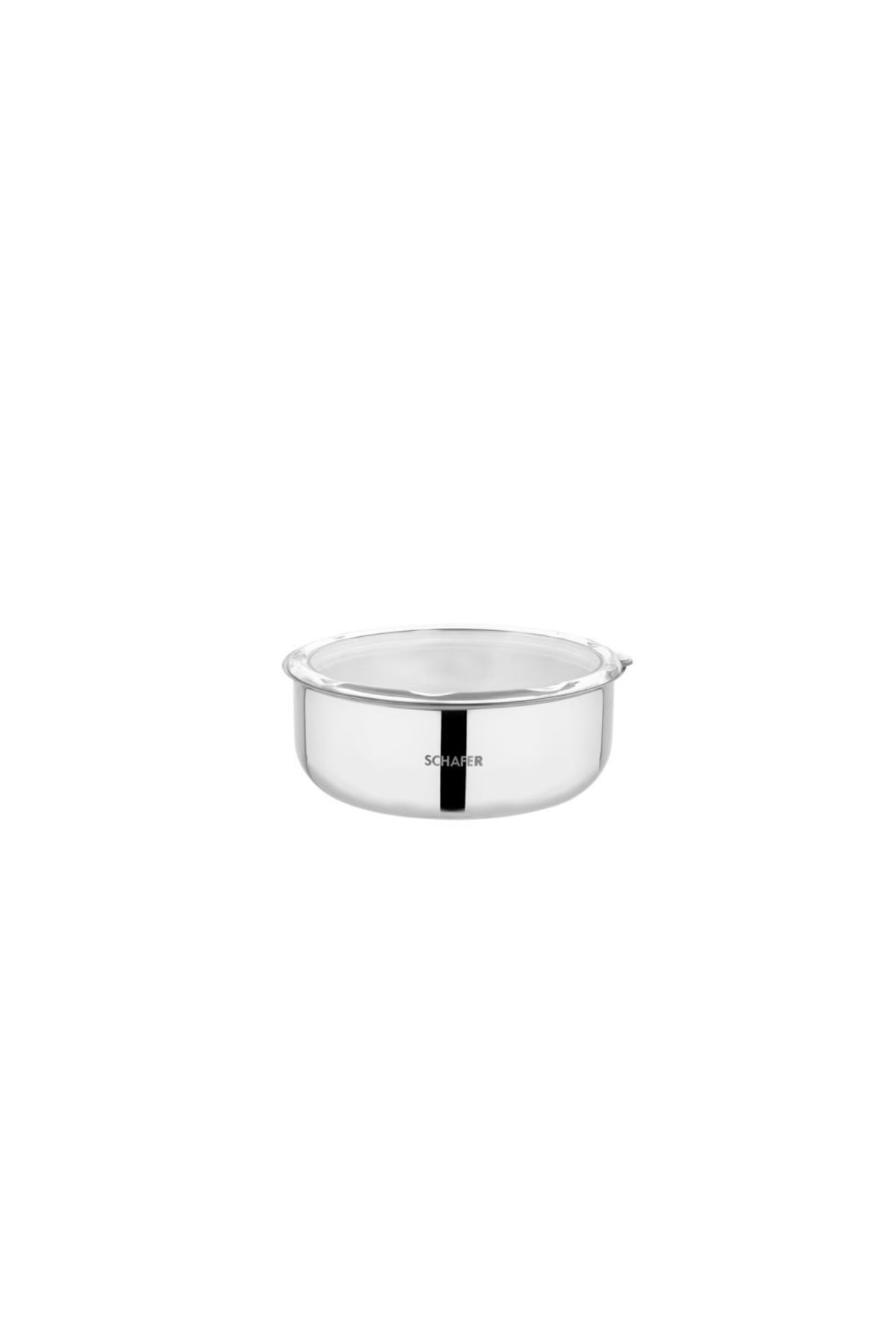 Practi Steel Storage Container 3 Pcs (16-18-20 Cm) -6 Pieces-Inox