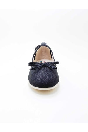 Girl'S Elastic-Bow Detail Lightweight Flats(26-35 Num.)