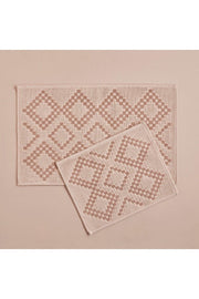 Ethnic Mat Set Beige (60X100 - 50X60 CM) - Swordslife