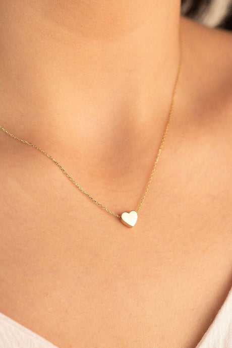 Gold Color Combine Heart Necklace Star Necklace Kartier Nail Bracelet And Cube Combine Bracelet - 2171 - Swordslife