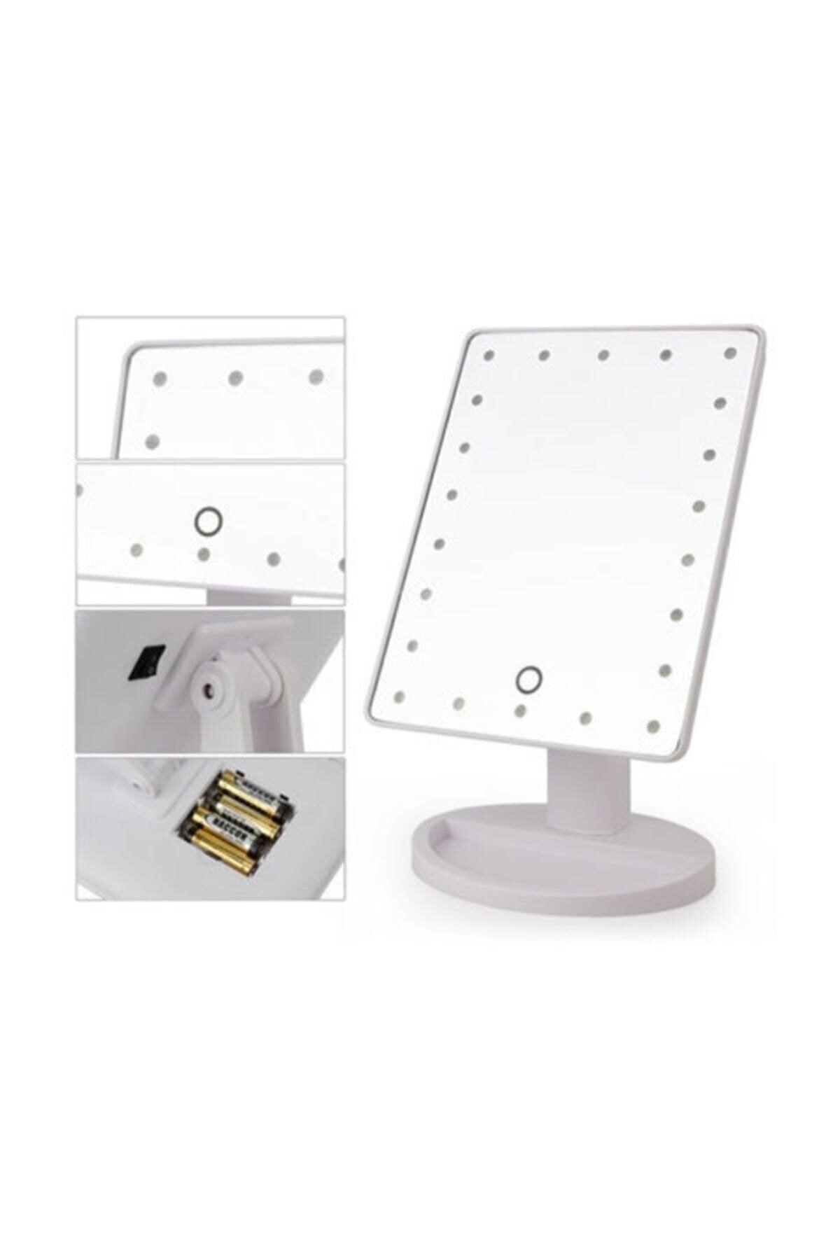 Led Illuminated Makeup Mirror with 16 Leds - Swordslife