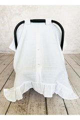 Frilly Muslin Stroller Carrier Cover